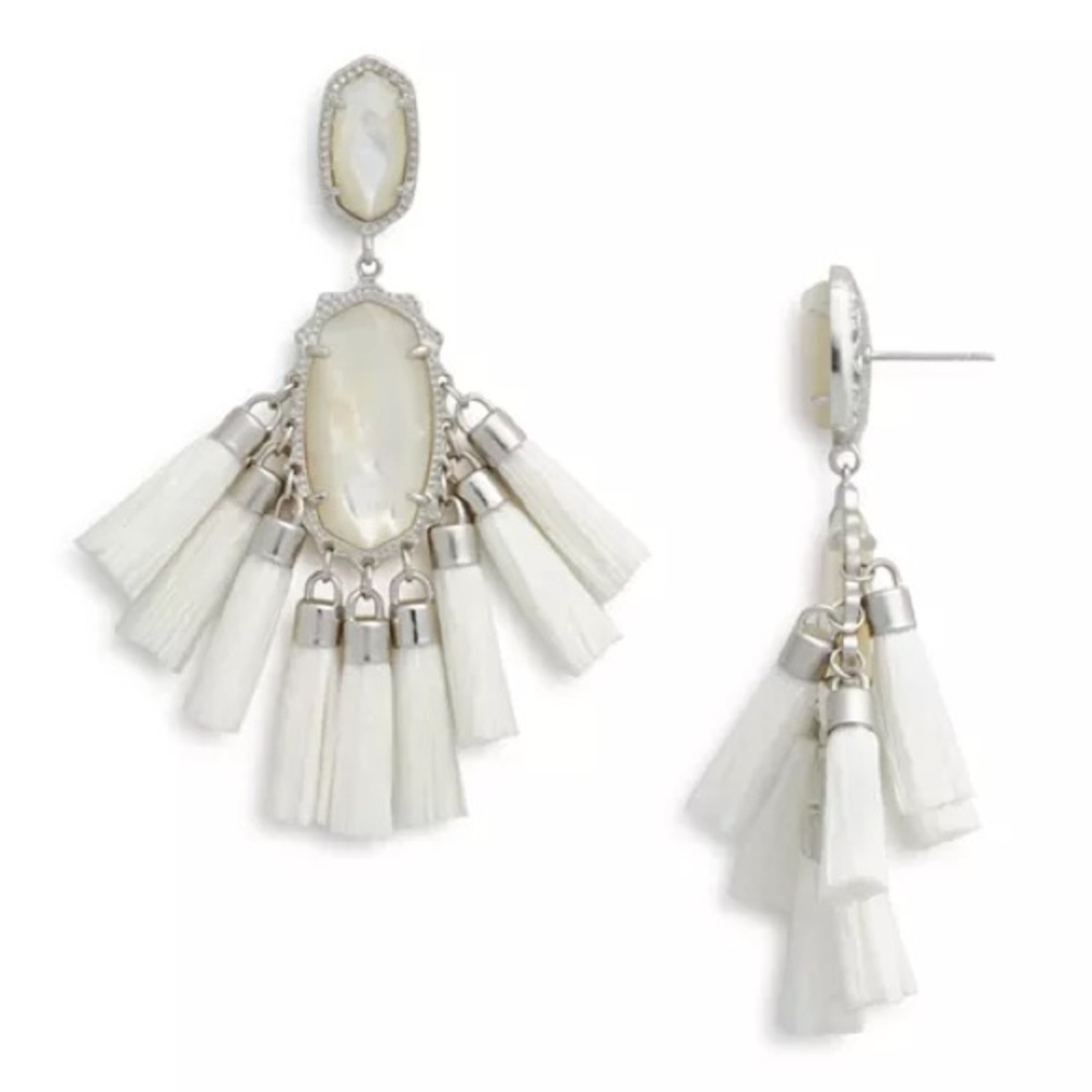 NWOT Kendra Scott Kristen Tassel Drop Earrings